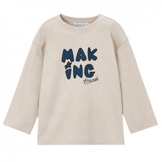 Детска памучна блуза "Making"
