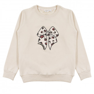 Детска плътна блуза ''Gorgeous'' в бежово