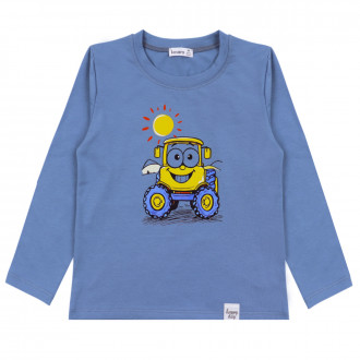 Детска блуза ''Happy digger'' в синьо 1