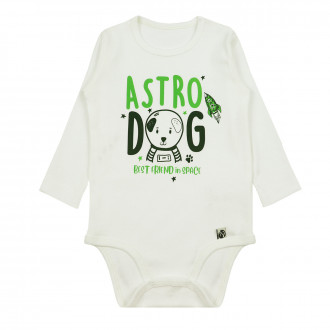 Памучно боди ''Astro'' в екрю 1