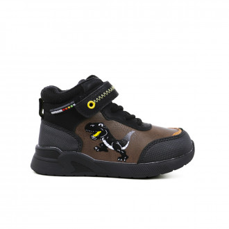 Зимни боти с топла вата ''Dino'' в черно и кафяво