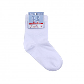 Къси детски чорапи в бяло