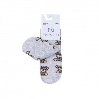 Термочорапи със силиконови стъпки ''Мечета''