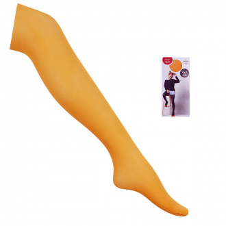 Едноцветен чорапогащник 40 den в оранжево