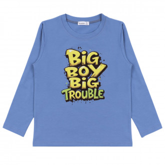 Детска блуза "Big boy" в синьо