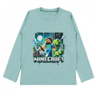 Детска блуза "Craft" в бледозелено