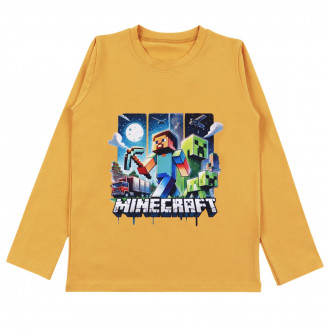 Детска блуза "Craft" в горчица