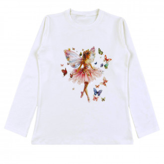 Детска блуза "Faity" в екрю