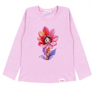 Детска блуза "Flower fairy" в розово 1