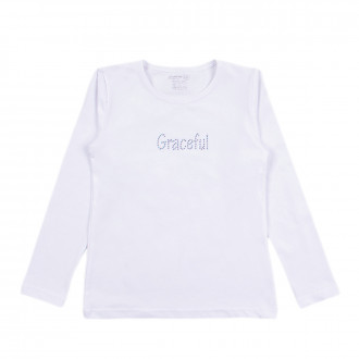 Детска блуза "Graceful" в бяло 1