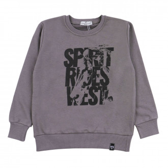 Детска блуза "Spirit" в сиво