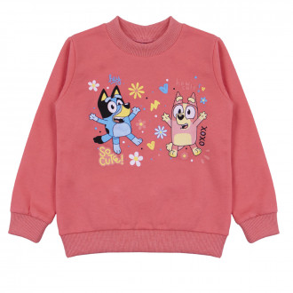 Детска ватирана блуза ''Hey'' в корал