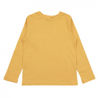 Детска блуза за момчета в цвят охра 1