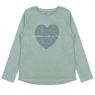 Детска памучна блуза ''Heart of world'' 1