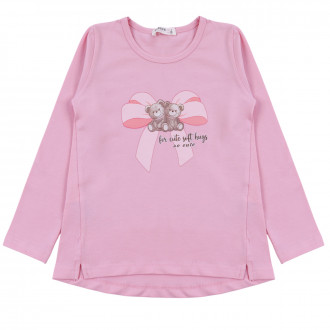 Детска блуза ''Soft hugs'' в розово