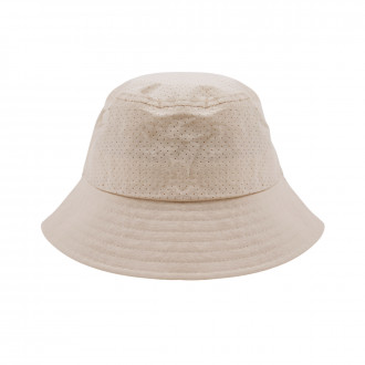 Детска дишаща шапка в бежово