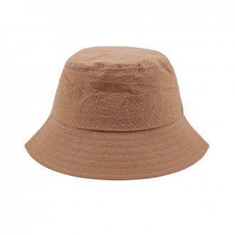 Детска дишаща шапка в кафяво