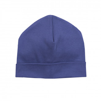 Детска двупластова шапка в синьо