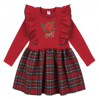 Детска коледна рокля "Коледна звезда" 1