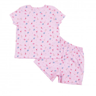Детска лятна пижама с фламинго 1