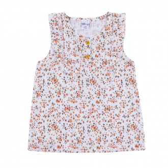 Детска лятна туника с къдрички