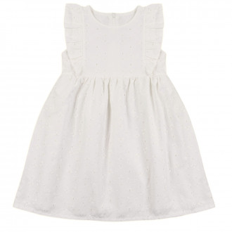 Лятна детска рокля с деликатна бродерия