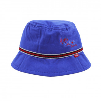 Бебешка лятна шапка ''Hello summer'' в синьо