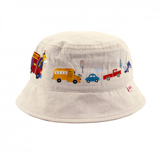 Лятна памучна шапка ''Beep'' в светлобежово