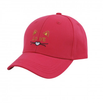 Детска лятна шапка ''Cat'' в цвят диня