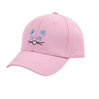 Детска лятна шапка ''Cat'' в розово