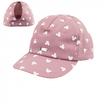 Шапка с отвор за опашка в пепел от рози UV 30+