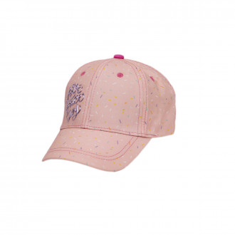 Детска лятна шапка "Joy" в цвят праскова