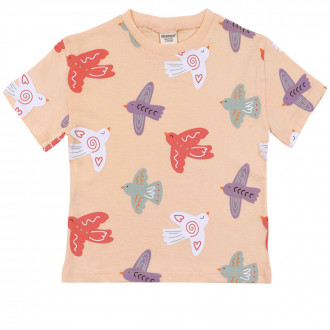 Детска овърсайз тениска "Birds"