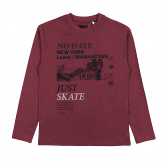 Детска памучна блуза "Just skate" 1