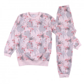 Детска памучна пижама "Flamingo"