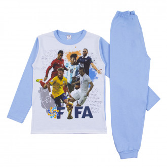 Детска памучна пижама "Football" 1