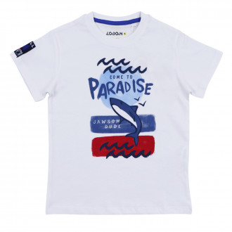 Детска памучна тениска "Paradise" 1