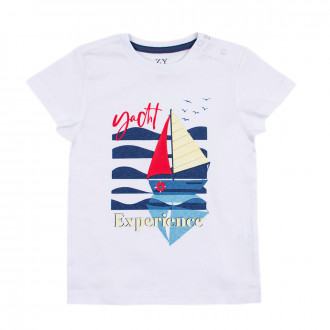 Детска памучна тениска "Yacht"