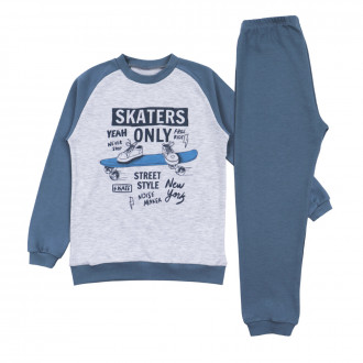 Памучна плътна пижама за момчета ''Only''