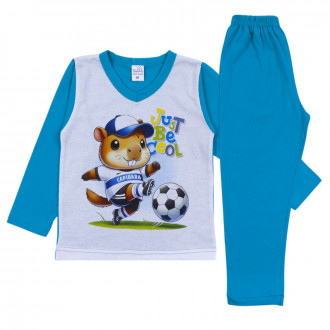 Детска пижама за момчета "Just be cool" 1