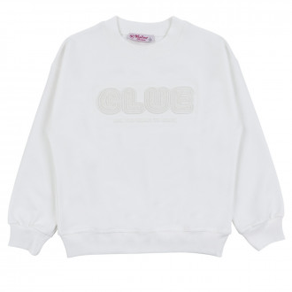 Детска плътна блуза с камъчета "Clue"