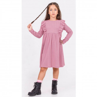 Детска рокля от фино плетиво "Ашли" 1