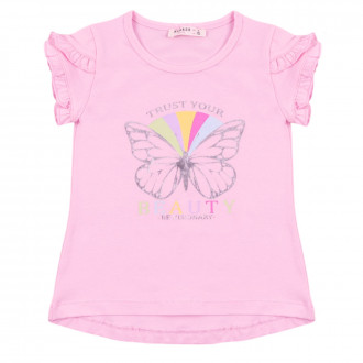 Детска тениска "Beauty" в розово