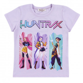 Детска тениска "Cartoon girls" в лилаво