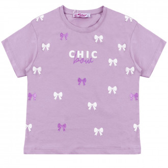 Детска тениска "Chic" в лилаво