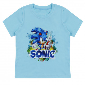Детска тениска "Hedgehog" в синьо 1