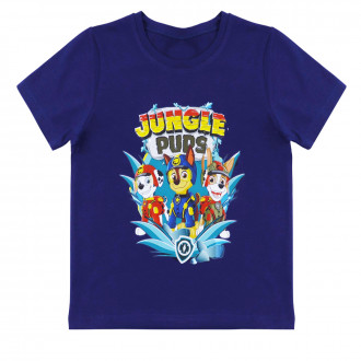 Детска тениска ''Jungle'' в тъмносиньо
