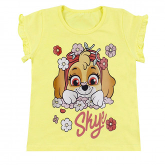 Детска тениска "Skye" в жълто