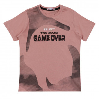Детска тениска за момчета "Game over" 1