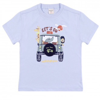 Детска тениска за момчета "Let's go"